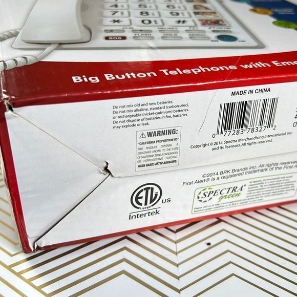 First Alert SFA 3275 Button Corded Telephone Emergency‎ Key - Picture 3 of 11